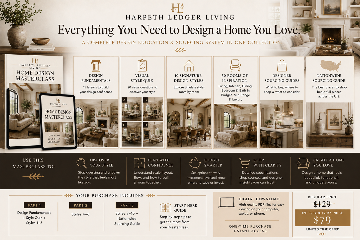 HARPETH LEDGER LIVING MASTERCLASS